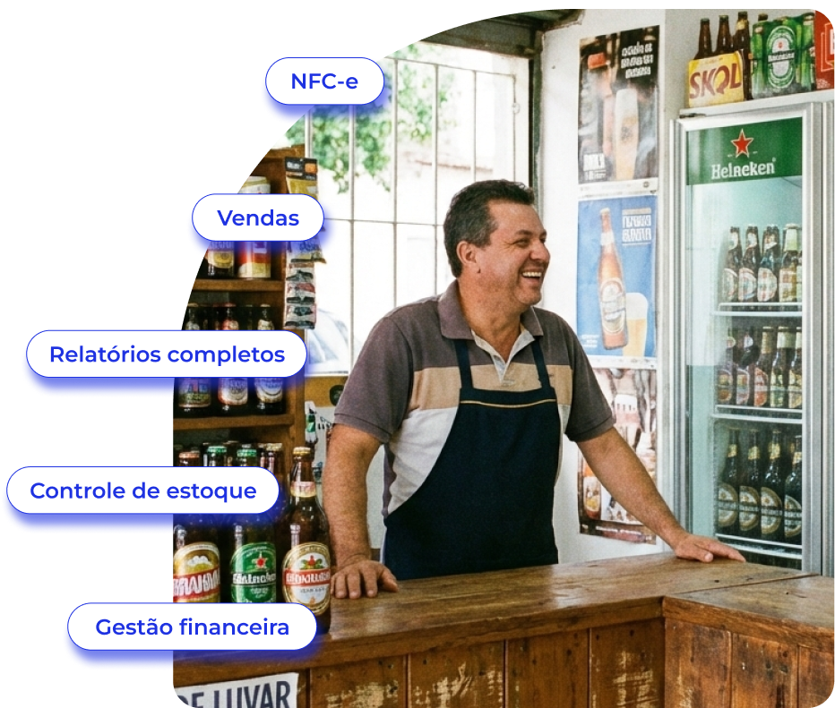 sistema para distribuidora de bebidas