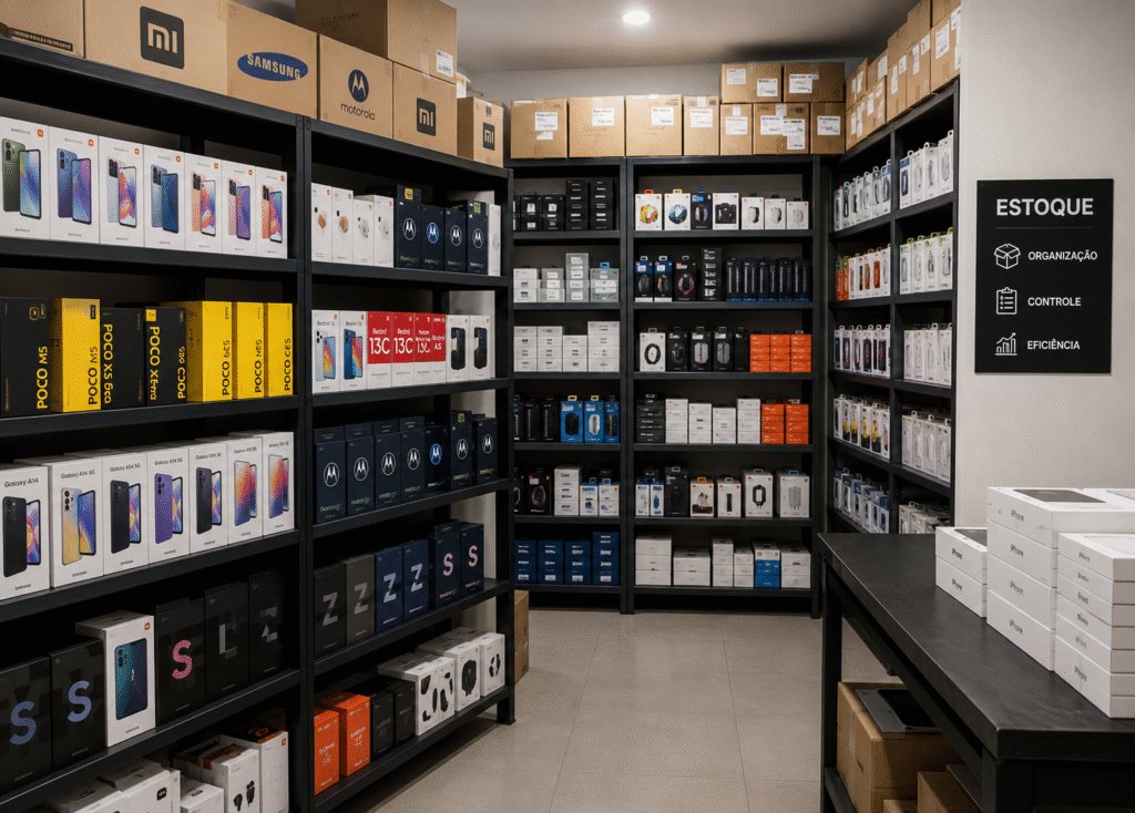 Controle de Estoque Loja de Celular Organize Itens