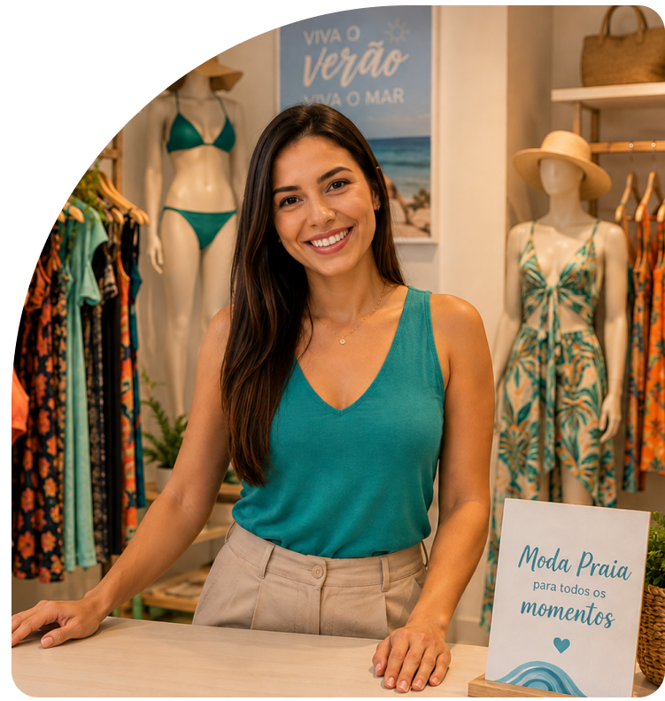 sistema para Loja de Moda Praia e Biquínis