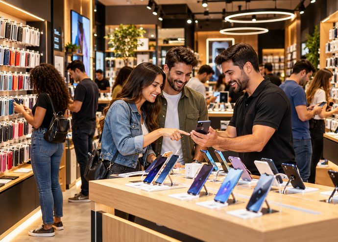 como atrair clientes para loja de celular
